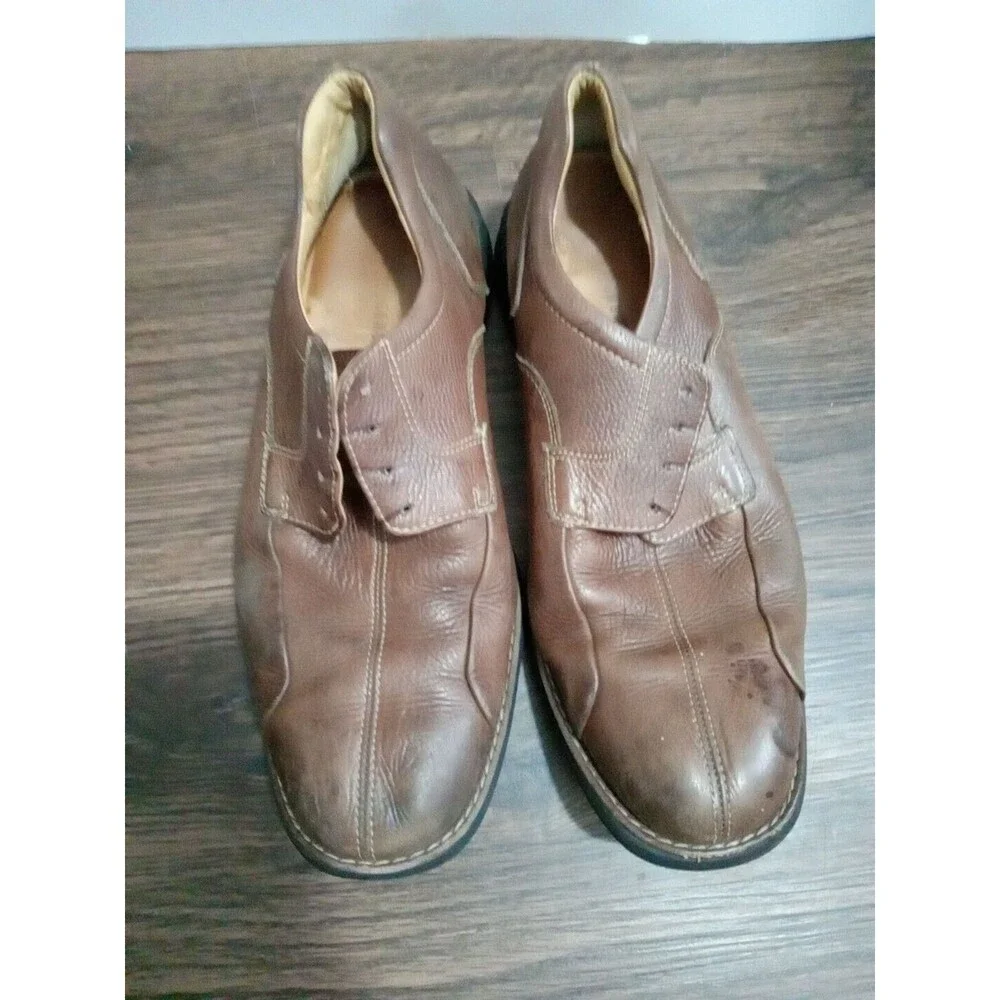 Johnston And Murphy Mens Shuler Bicycle Toe Shoes Size 11 M 20-1222